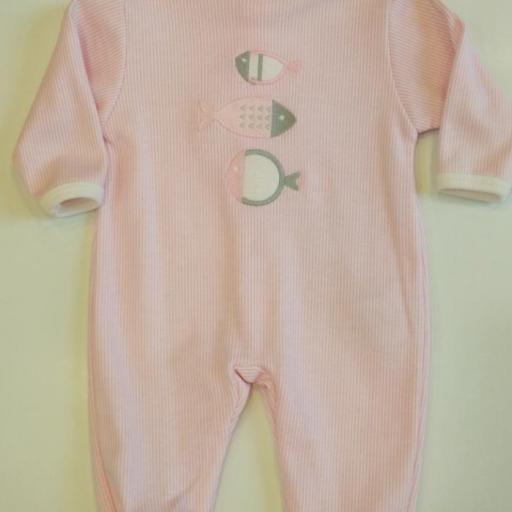 Pijama bebé peces rosa [1]