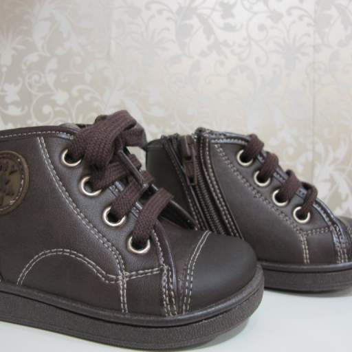 Botas marrón chocolate Tinny shoes [0]