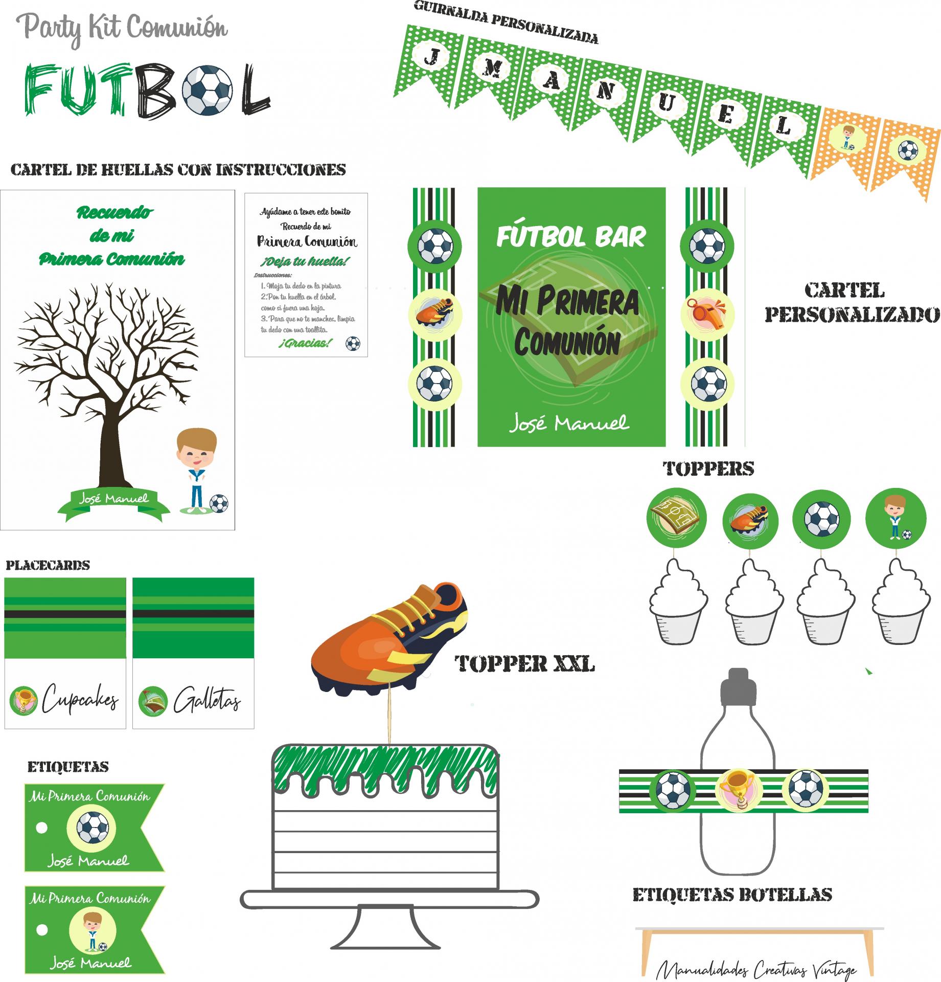 Party Kit digital Fútbol