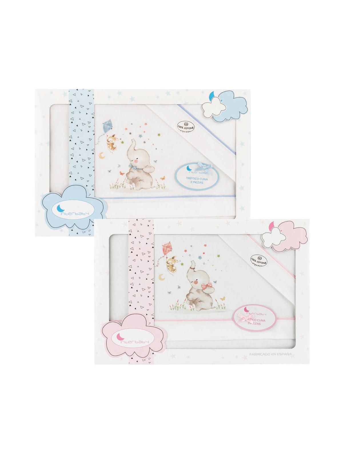 Sabanas de Coche y Moises INTERBABY "elefante"