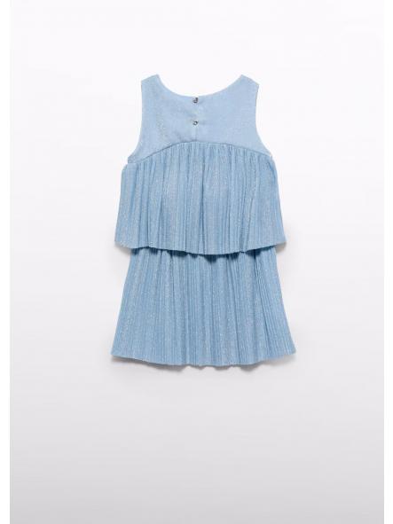 Conjunto de falda ABEL Y LULA plisado azul 5071 [2]