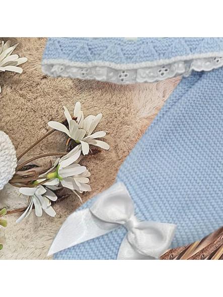 Conjunto de lana primera puesta GLORY azul celeste 27104 [2]