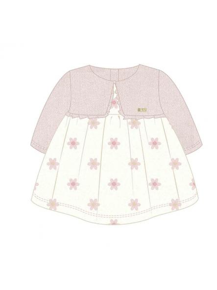 Vestido con rebeca bebe niña MAYORAL newborn 2832