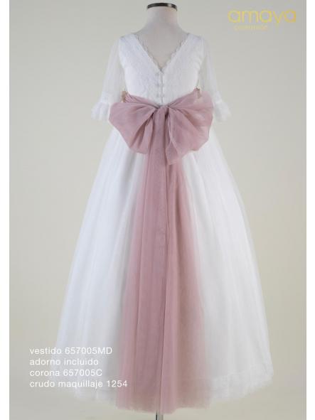 Vestido de Comunión 2027 Amaya modelo 657005MD [4]