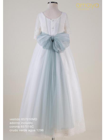 Vestido de Comunión 2027 Amaya modelo 657016MD [6]