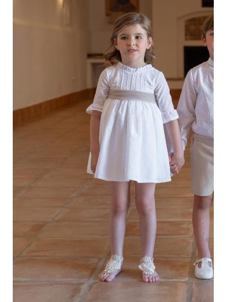 Vestido de Ceremonia y Arras niña EVA MARTINEZ ARTESANIA modelo 38612CBG [1]