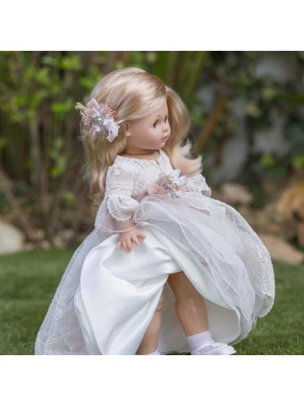 Muñeca de Comunión CARMY, ROSA CLARA Y AIRE MINI [7]