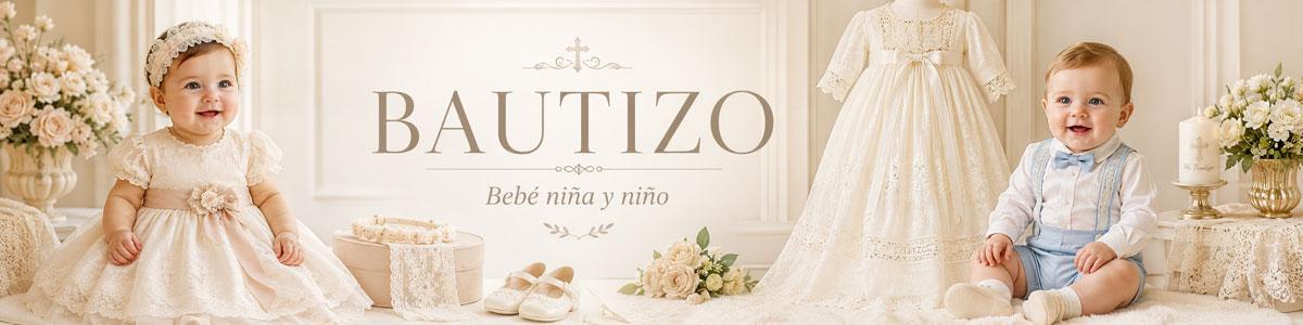 vestidos y trajes de bautizo online para bebe de niño y niña