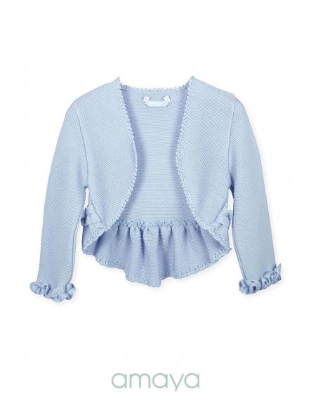 Bolero de ceremonia y comunión AMAYA modelo 190484H tricot  [7]