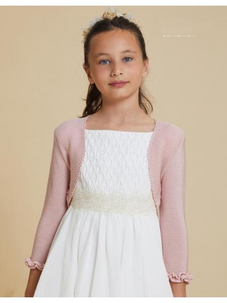 Bolero de ceremonia y comunión AMAYA modelo 190484H tricot  [0]
