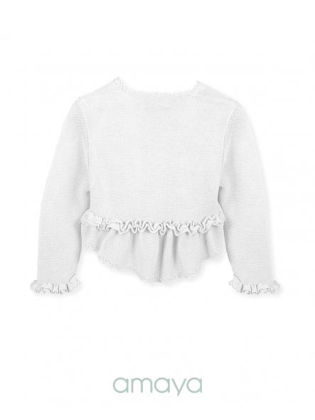 Bolero de ceremonia y comunión AMAYA modelo 190484H tricot  [3]