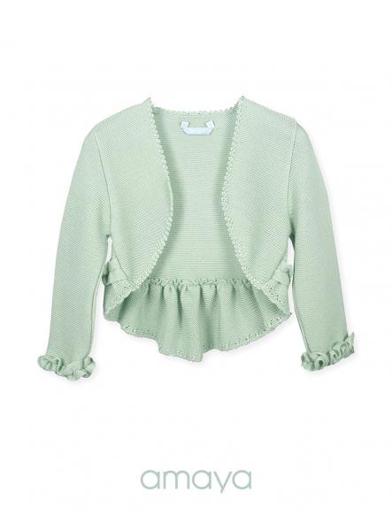 Bolero de ceremonia y comunión AMAYA modelo 190484H tricot  [4]