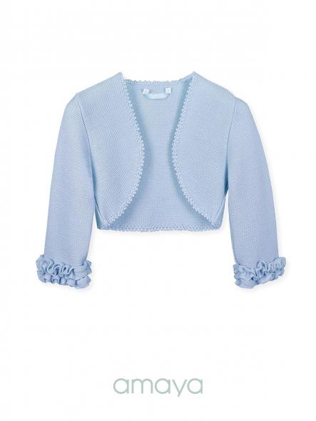 Bolero de ceremonia y comunión AMAYA modelo 190482H tricot  [4]