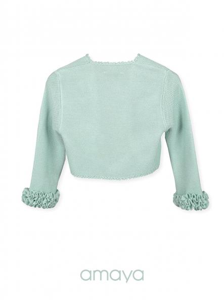 Bolero de ceremonia y comunión AMAYA modelo 190482H tricot  [3]