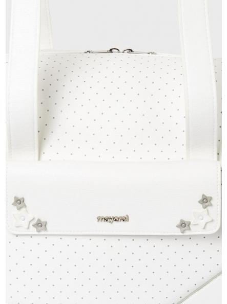 Bolso de maternidad grande MAYORAL lunares con portachupete [2]