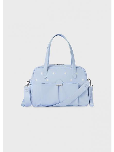 Bolso de maternidad grande MAYORAL estrellas celeste [0]