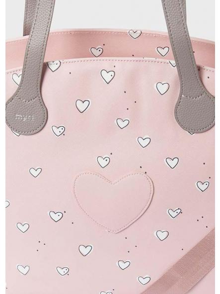 Bolso maternidad MAYORAL corazones rosa 19279 [3]