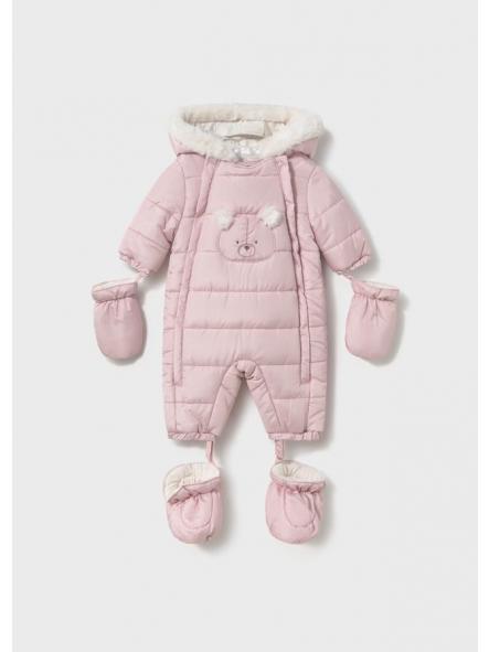 Buzo microfibra bebe niño MAYORAL newborn rosa 16-02602-087