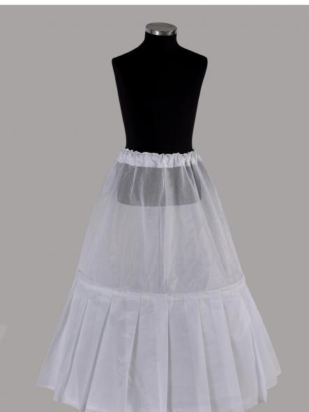 Cancan de niña doble aro con un volante