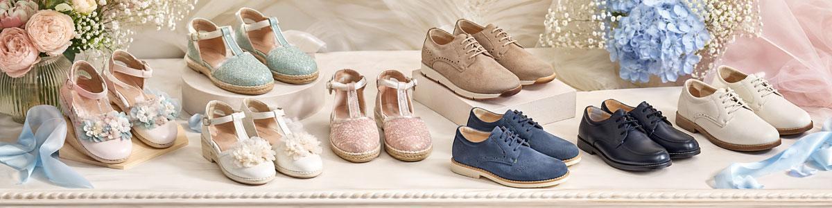 zapatos de ceremonia y arras niñas y niños