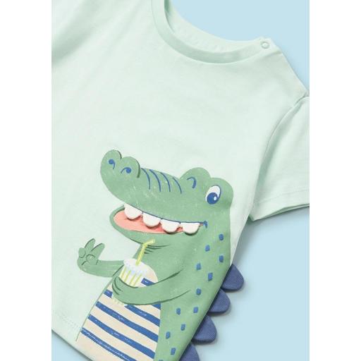 Camiseta manga corta bebe niño MAYORAL cocodrilo 1022 [3]