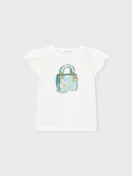 Camiseta de manga corta niña MAYORAL bolso 26-03002-052 [2]
