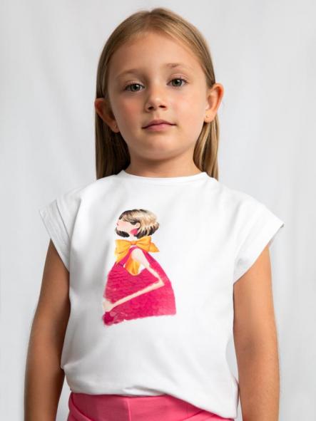 Camiseta de manga corta niña MAYORAL chica 26-03005-074 [0]