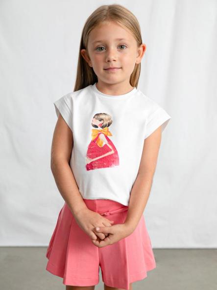 Camiseta de manga corta niña MAYORAL chica 26-03005-074 [1]