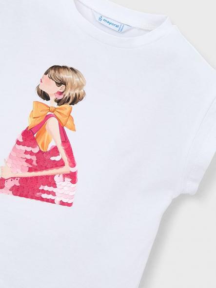 Camiseta de manga corta niña MAYORAL chica 26-03005-074 [4]