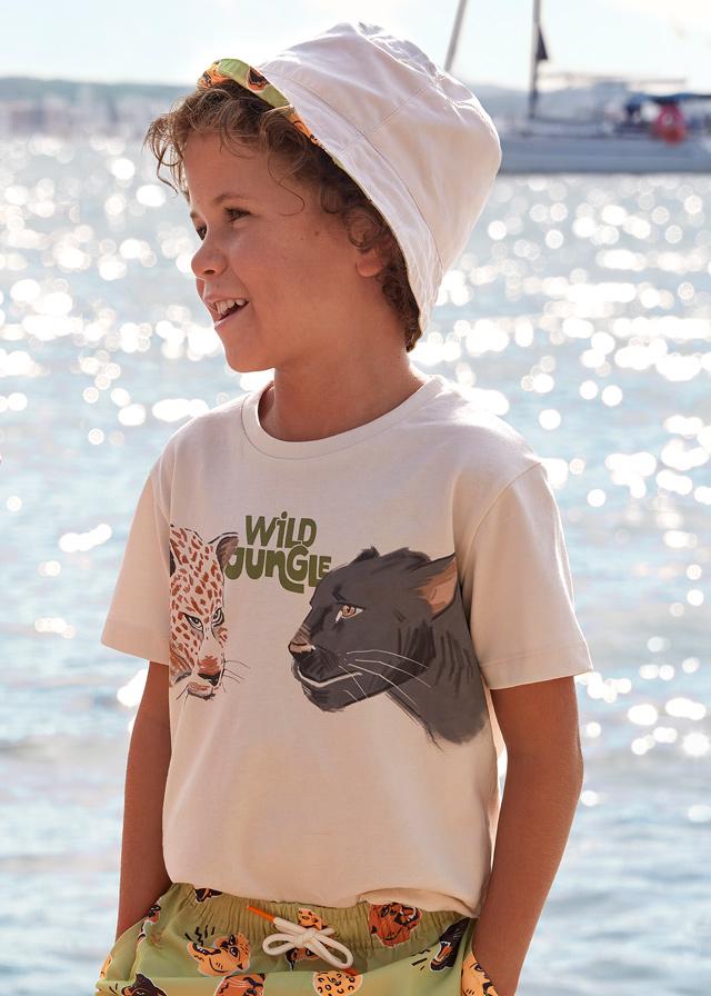 Camiseta de manga corta niño MAYORAL safari 3011