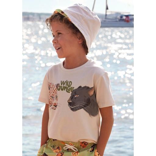 Camiseta de manga corta niño MAYORAL safari 3011