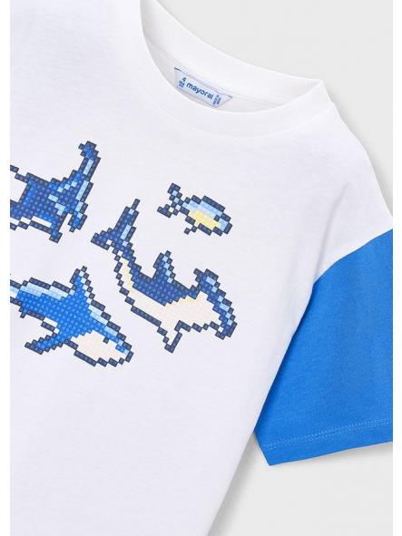 Camiseta de manga corta niño MAYORAL lego tiburón 26-03076-079 [2]