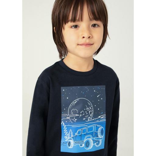 Camiseta niño de manga larga MAYORAL "glow in the dark" 14-04057-015 [1]