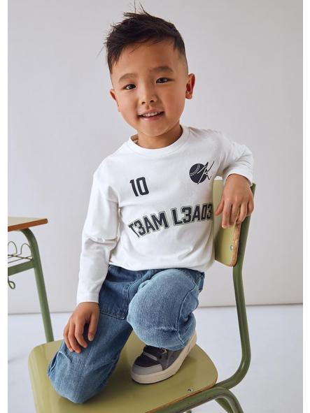 Camiseta de manga larga niño MAYORAL team leader 4075