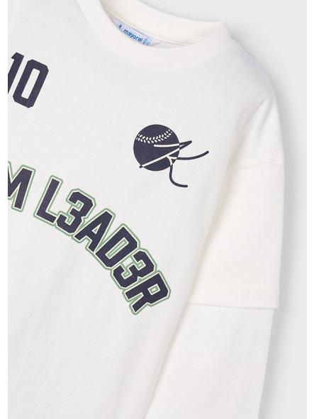 Camiseta de manga larga niño MAYORAL team leader 4075 [3]