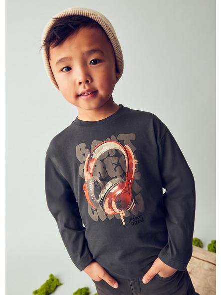 Camiseta de manga larga niño MAYORAL cascos 4080