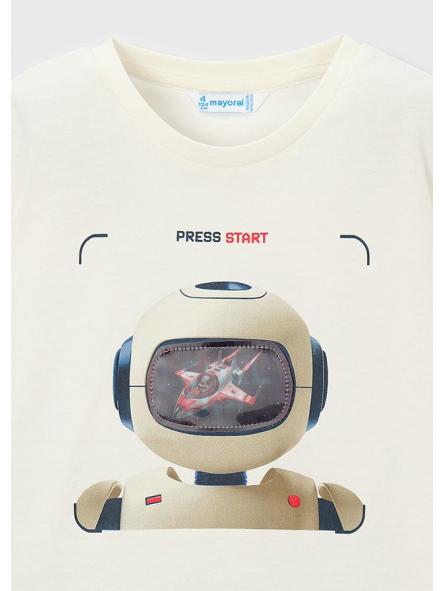 Camiseta de manga corta niño MAYORAL lenticular robot 26-03065-039 [5]