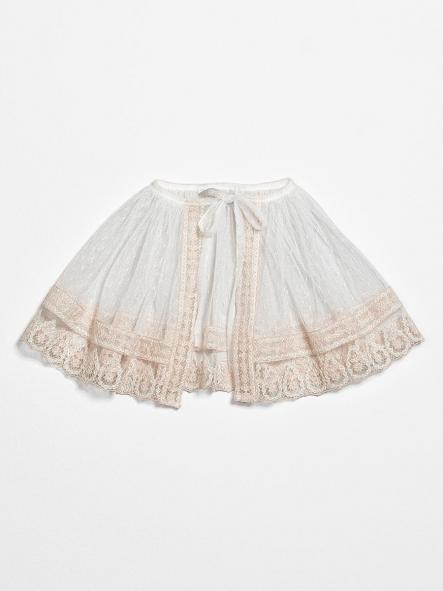 Capa de Bautizo AMAYA tul plumeti Huve [0]