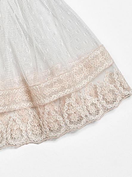 Capa de Bautizo AMAYA tul plumeti Huve [3]