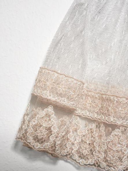 Capa de Bautizo AMAYA tul plumeti Huve [2]