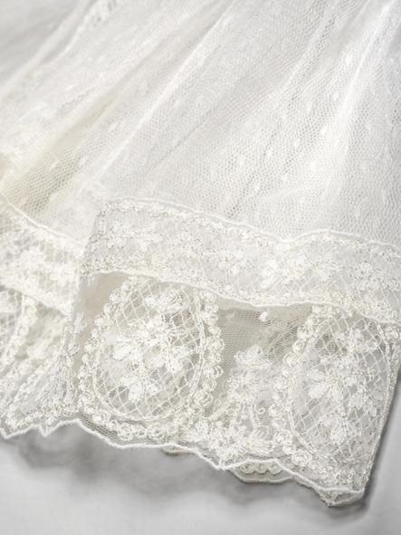 Capa de Bautizo AMAYA tul plumeti Huve [6]