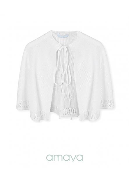 Capa de ceremonia y comunión AMAYA modelo 190483H tricot  [3]