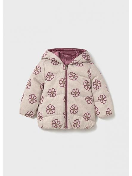 Chaquetón reversible bebe niña MAYORAL flores 2437 [2]