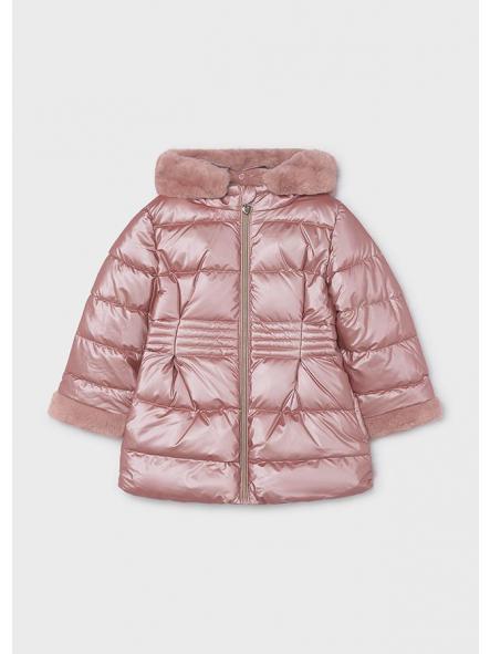 Chaquetón para niña MAYORAL metalizado rosado 16-04422-042 [0]
