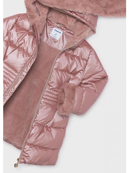 Chaquetón para niña MAYORAL metalizado rosado 16-04422-042 [2]