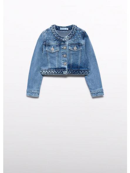 Cazadora vaquera niña ABEL Y LULA perlas modelo 26-05307-035 [3]