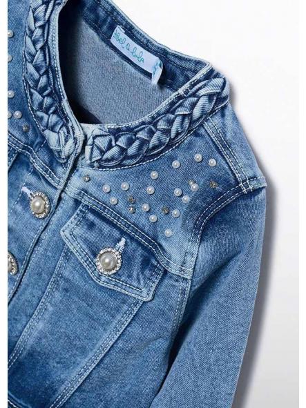 Cazadora vaquera niña ABEL Y LULA perlas modelo 26-05307-035 [5]