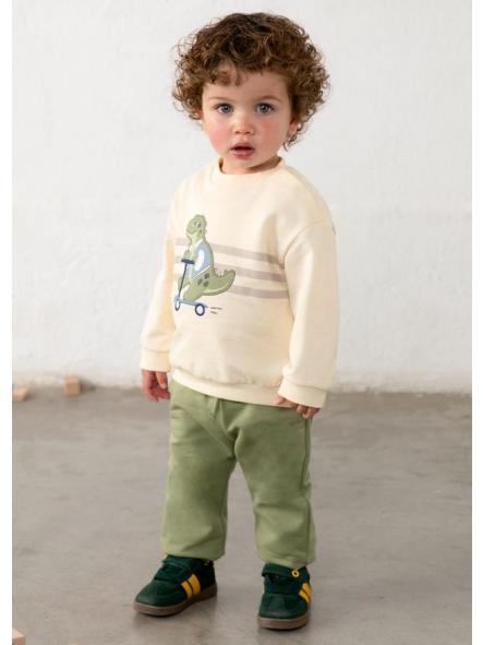 Chándal de bebe niño MAYORAL dos pantalones cocodrilo 16-02831-023