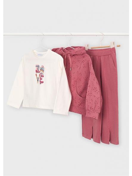 Chandal de tres piezas de niña MAYORAL con camiseta 16-04815-073 [1]