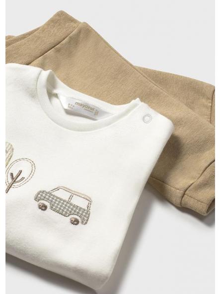 Chándal de tres piezas bebe niño MAYORAL newborn camiseta coche 2622 [5]